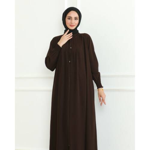 Nehir Ferace Medine ipeği Kahverengi - 9029 - 7