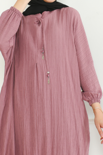 Oversize İkili Takım Lara kumaş Pembe - 3002 - 1