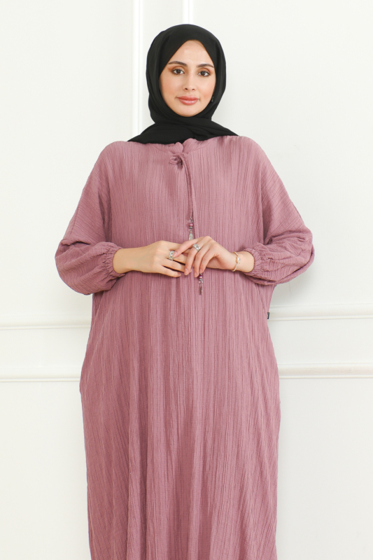 Oversize İkili Takım Lara kumaş Pembe - 3002 - 9