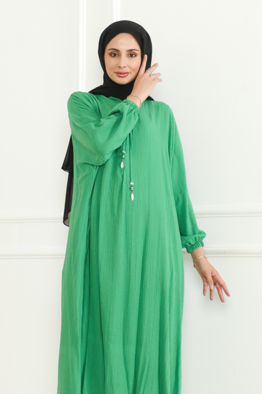 Oversize İkili Takım Lara kumaş Yeşil - 3002 - 1
