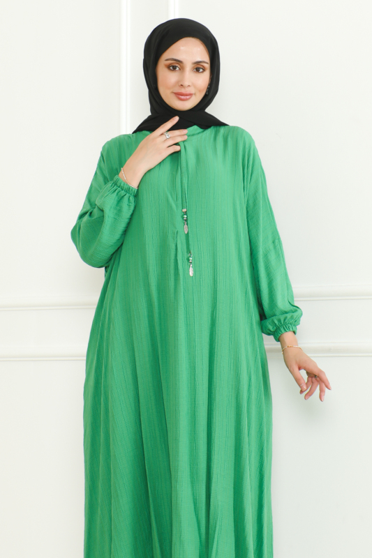 Oversize İkili Takım Lara kumaş Yeşil - 3002 - 4