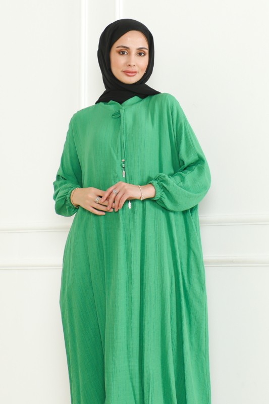 Oversize İkili Takım Lara kumaş Yeşil - 3002 - 10