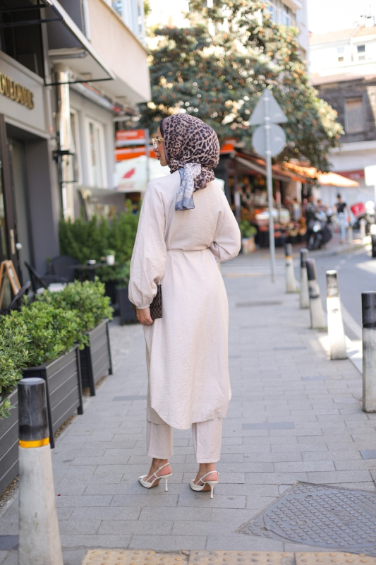 Öykü İkili Takım Bej - 3014 - 3