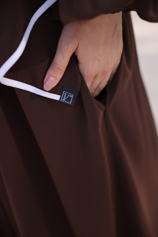 RANA ABAYA & Kahverengi 9015 - 6