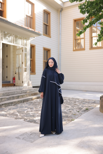 RANA ABAYA & Lacivert - 9015 