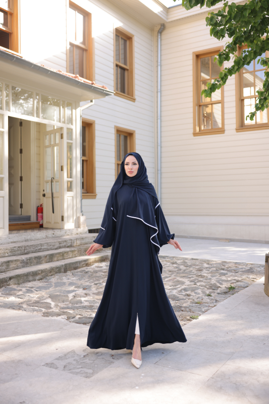 RANA ABAYA & Lacivert - 9015 - 4