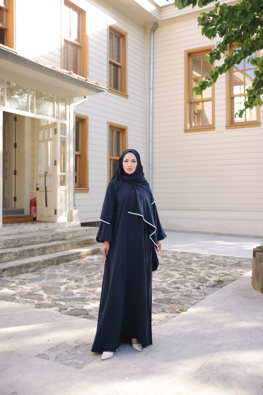 RANA ABAYA & Lacivert - 9015 - 5