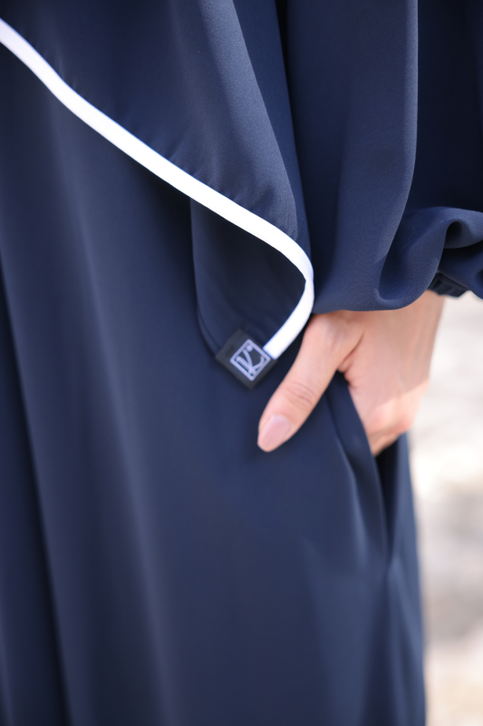 RANA ABAYA & Lacivert - 9015 - 8