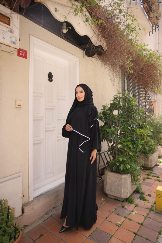 RANA ABAYA & Siyah - 9015 - 1