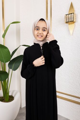 ROBALI PİLELİ ÇOCUK FERACE & Siyah - 4005 - 3