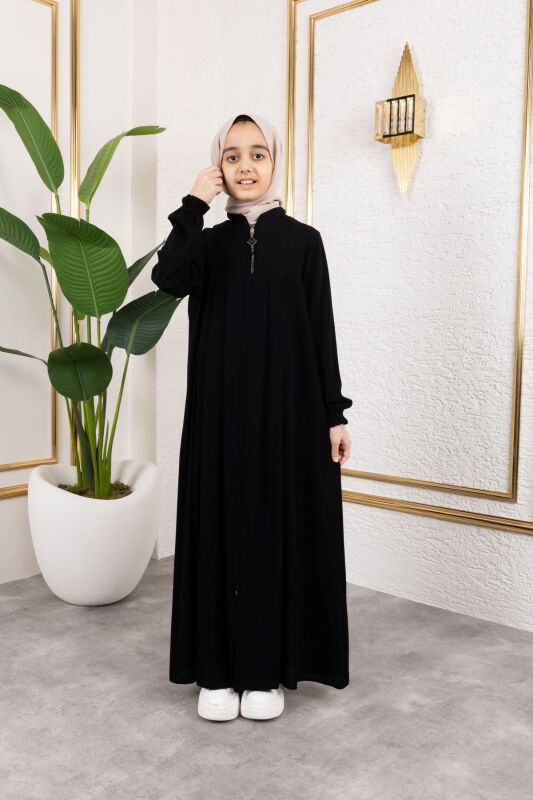 ROBALI PİLELİ ÇOCUK FERACE & Siyah - 4005 - 6