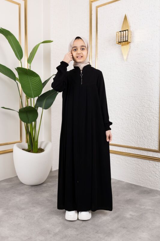 ROBALI PİLELİ ÇOCUK FERACE & Siyah - 4005 - 7