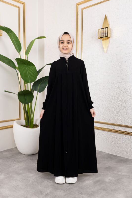 ROBALI PİLELİ ÇOCUK FERACE & Siyah - 4005 - 8
