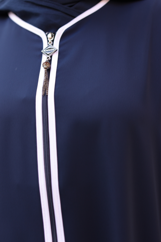 Sultan Abaya Dubai İpeği Lacivert -1002 - 10