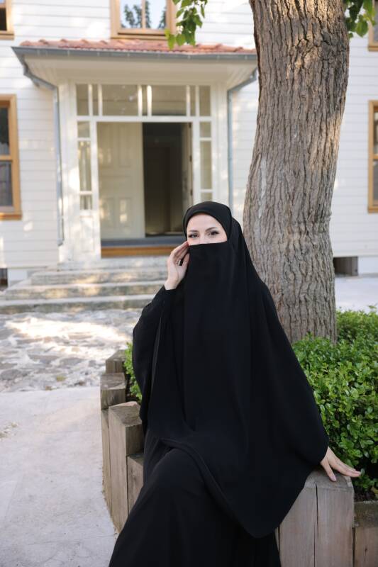 SULTAN BAŞ ÇARŞAF-I ŞERİF Siyah - 5008 - 2