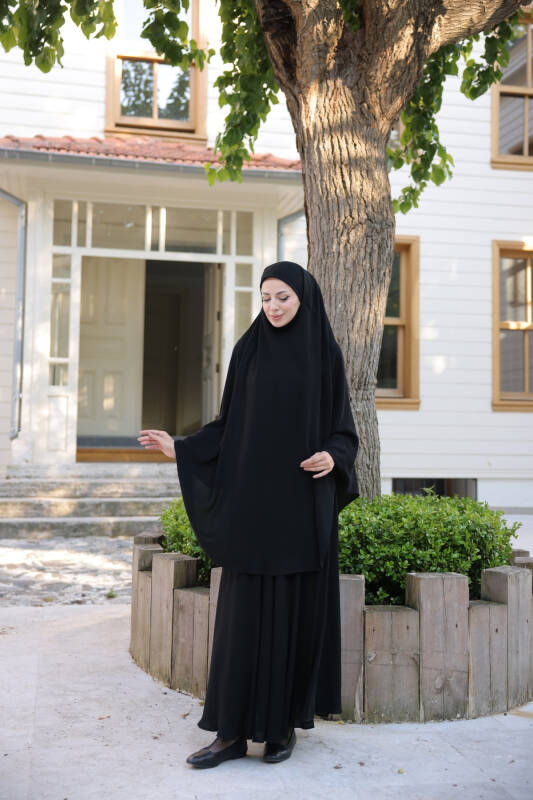 SULTAN BAŞ ÇARŞAF-I ŞERİF Siyah - 5008 - 16