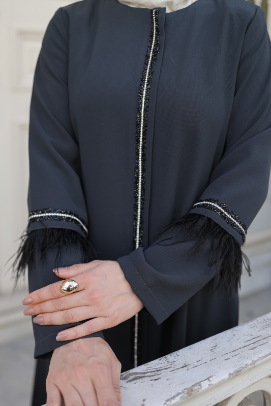 Tüyla Ferace Füme - 9027 - 7