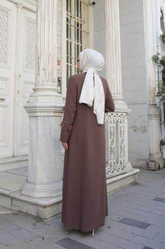 Tüyla Ferace Kahverengi - 9027 - 5