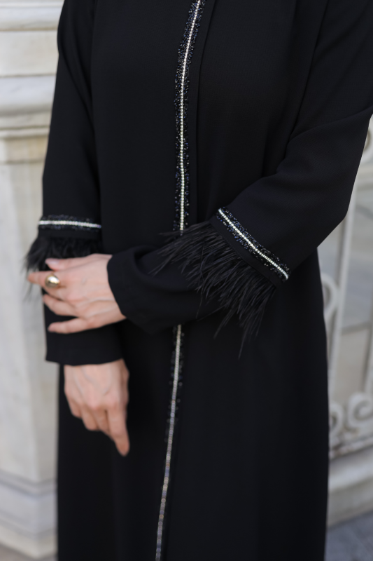 Tüyla Ferace Siyah - 9027 - 3