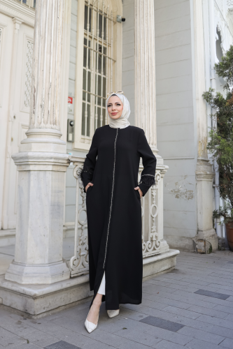 Tüyla Ferace Siyah - 9027 - 7