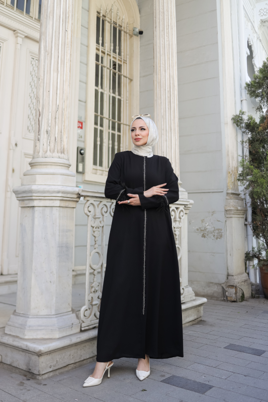 Tüyla Ferace Siyah - 9027 - 8