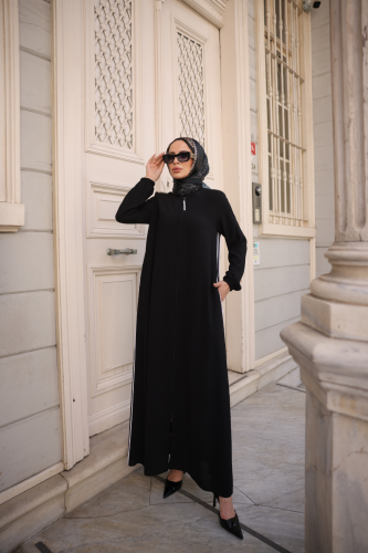 Yandan Biyeli Spor Siyah - 9003 