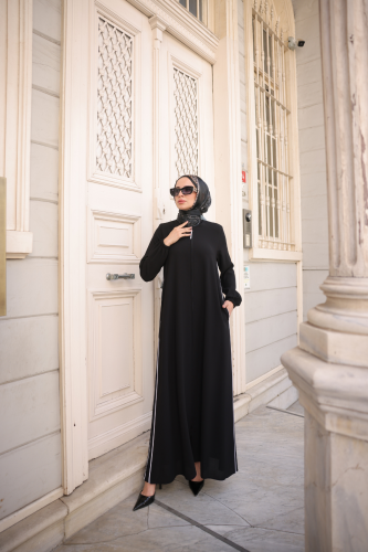 Yandan Biyeli Spor Siyah - 9003 - 2