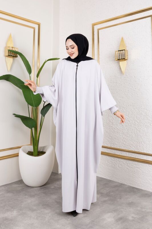 YARASA ABAYA Beyaz - 2328 - 1