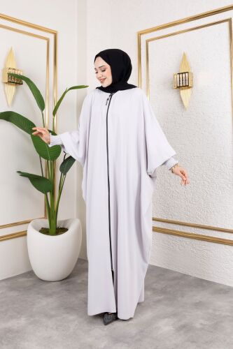 YARASA ABAYA Beyaz - 2328 - 3