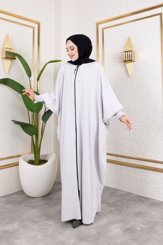 YARASA ABAYA Beyaz - 2328 - 3