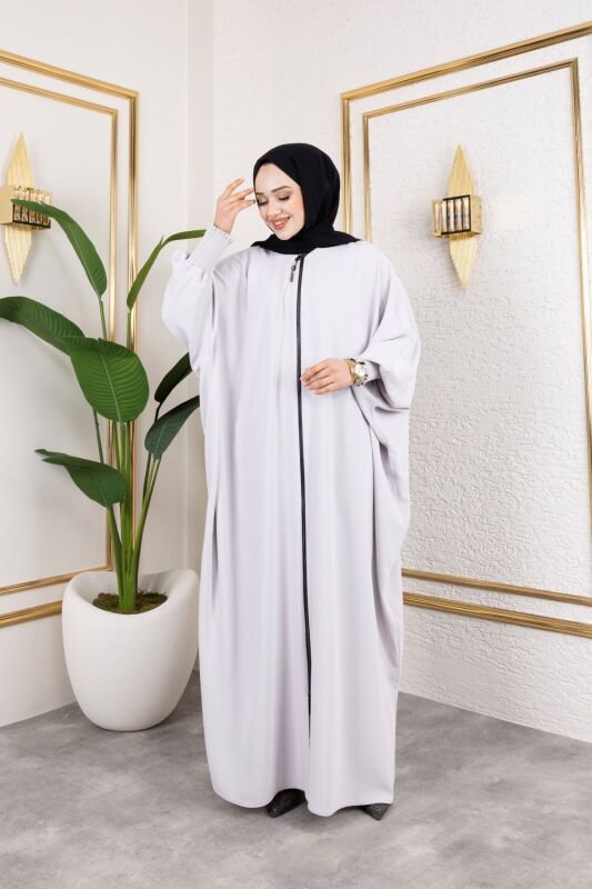 YARASA ABAYA Beyaz - 2328 - 5
