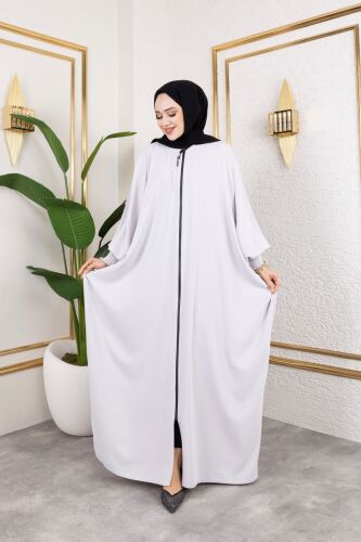 YARASA ABAYA Beyaz - 2328 - 7