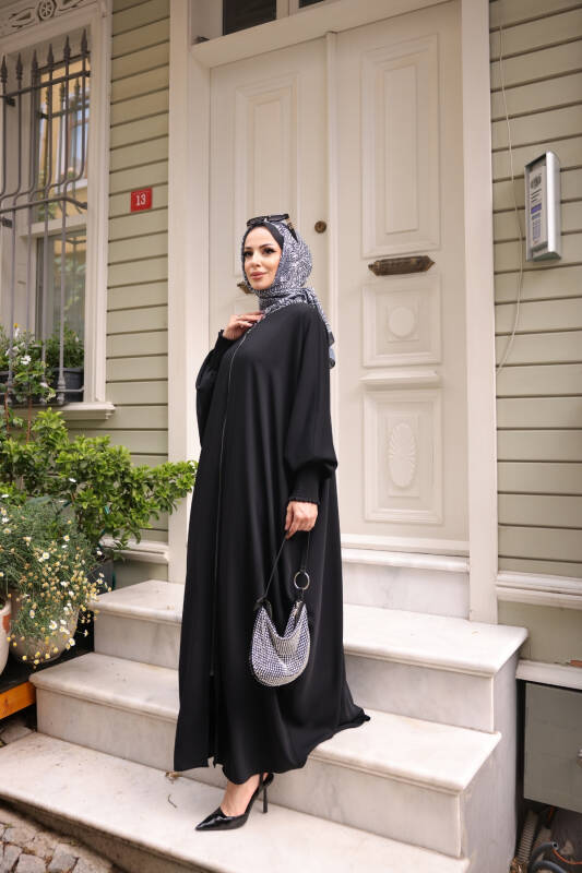 YARASA ABAYA Siyah - 2328 - 8